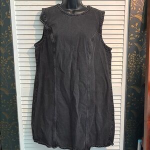 Abercrombie & Fitch Black denim Mini Dress